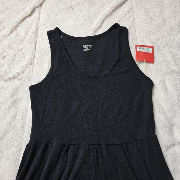 Mossimo Supply Co. Ebony Black Tank Top Maxi Dress M NWT - Picture 3 of 8